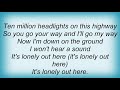 Susanna Hoffs - It's Lonely Out Here Lyrics