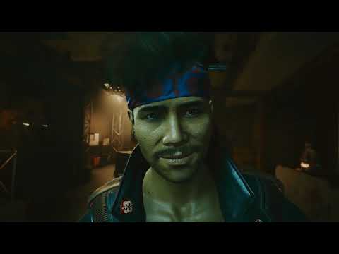 Johnny Silverhand saying a nice goodbye to Kerry Eurodyne