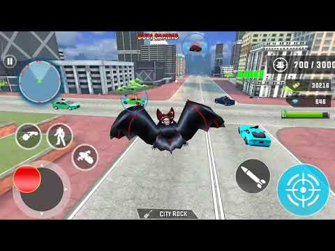 Flying Bat Transform Robot Moto Bike Robot Games - Android Gameplay