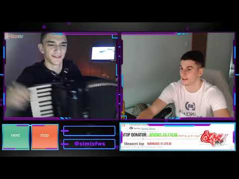 SIMI I STEFKE NA OME-TV!*Stefke svira harmoniku*