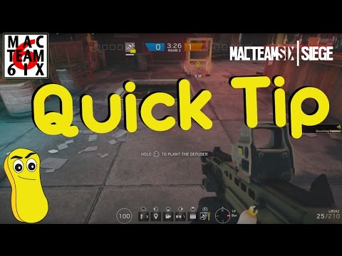Quick Tip: Throwing Better Flashbangs - Rainbow Six Siege