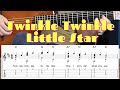 Twinkle Twinkle Little Star | Fingerstyle | Guitar Tab
