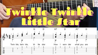 Download lagu Twinkle Twinkle Little Star — Chord Melody (Tab Included) mp3