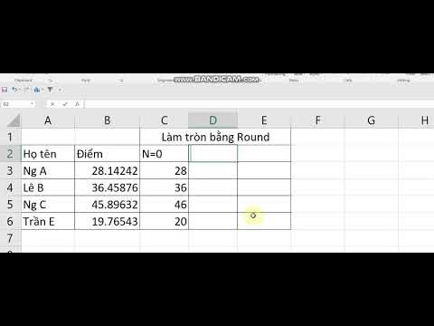 Cách sử dụng hàm Round trong Excel, có bài tập kèm đáp án minh họa 1