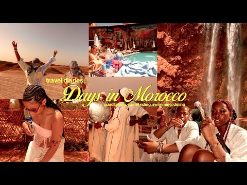travel diaries : days in morocco | vlog ✧ souks, quad biking, camel riding, dining + more