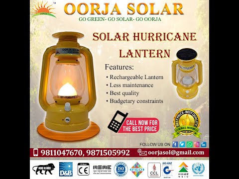 Hurricane Solar LED Lantern