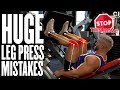 STOP Doing LEG PRESSES Like This! (Injury Risk)