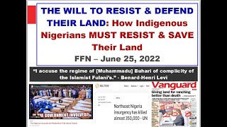 The Will to Resist &amp; Defend Your Land: How Indigenous Nigerian MUST RESIST to SAVE THEIR LAND