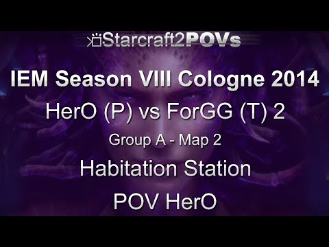 SC2 HotS - IEM VIII Cologne 2014 - HerO vs ForGG 2 - Group A - Map 2 - Habitation Station - HerO