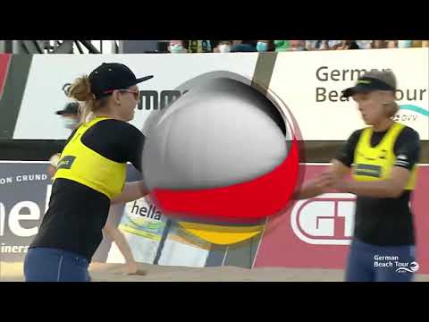 Viertelfinale Deutsche Beach-Volleyball Meisterschaften | Borger/Sude vs. Müller/Tillmann