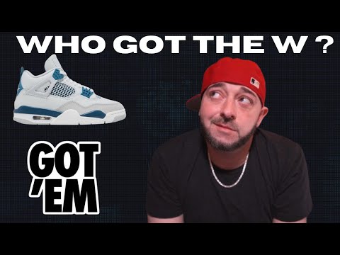 Who Hit On The Air Jordan 4 "Industrial Blue" Shock Drop?