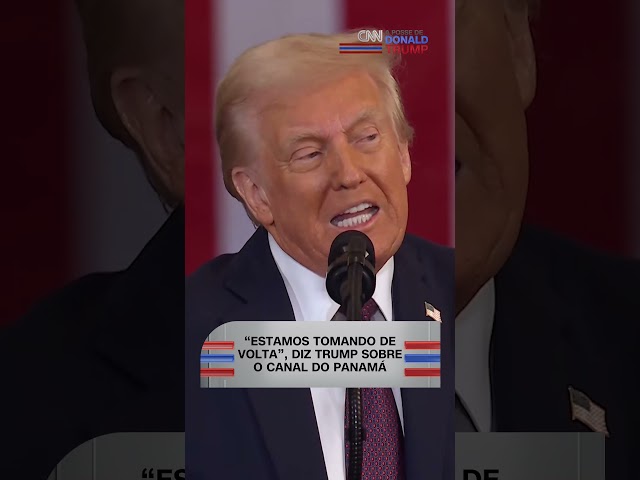 “Estamos tomando de volta”, diz Trump sobre o Canal do Panamá #Shorts