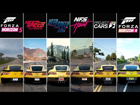 NFS Rivals vs Heat vs Payback vs Forza Horizon 4 vs Forza Horizon 5 vs Project CARS 3 | Comparison