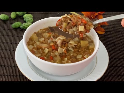 Her Derde Şifa Anam Babam Usulü Mercimekli Kesme Makarna Çorbası Tarifi