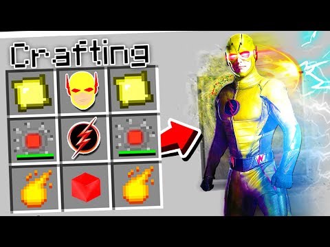 CRAFTING REVERSE FLASH IN MINECRAFT!