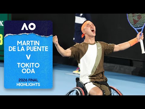 Martin De la Puente v Tokito Oda Highlights | Australian Open 2026 Final