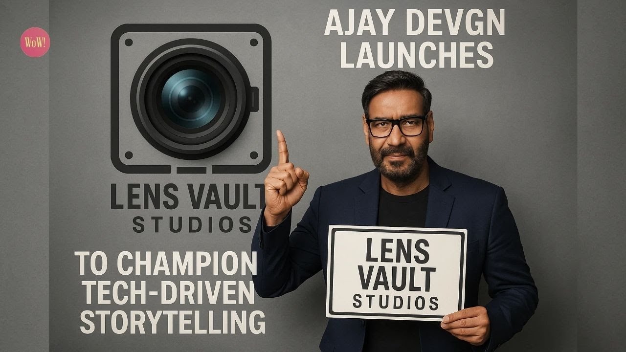 Why Ajay Devgn's New Studio Launch Is a Game-Changer for Indian Storytelling! Lens Vault Studios