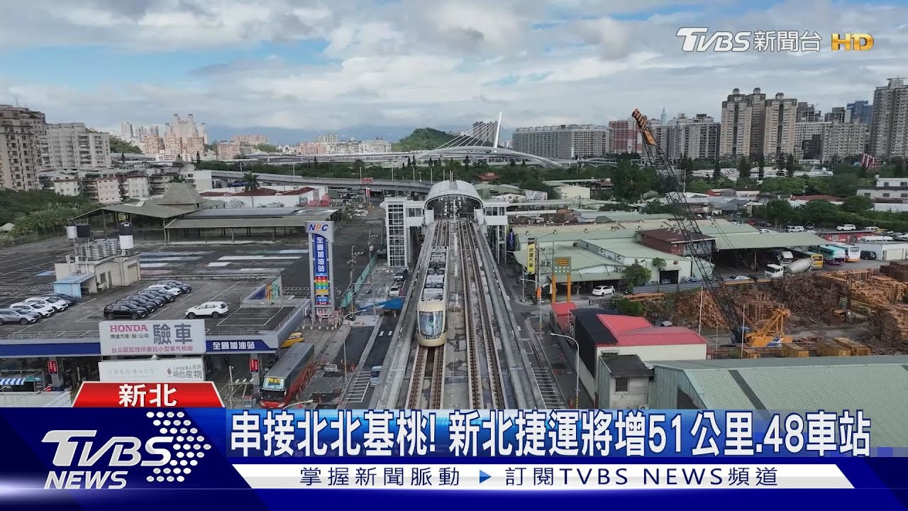 串接北北基桃! 新北捷運將增51公里、48車站