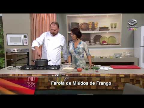 Recipe from April 16, 2013 - Chicken giblet farofa