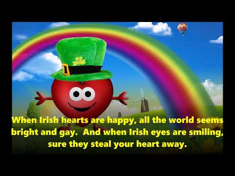When Irish Eyes are Smiling w lyrics