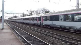 preview picture of video 'Fast Trains at Saint-Michel sur Orge, France 14 January 2015'