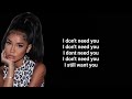 Jhené Aiko The Worst Lyrics