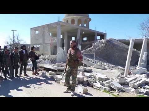 الدمار الذي حل في بلدة زوار في ريف حماة الشمالي جراء القص العشوائب من قبل قوات النظام