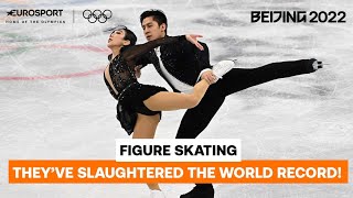 Sui WenJing and Han Cong make ice skating history in Beijing | 2022 Winter Olympics