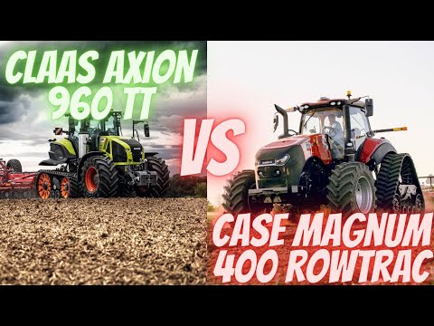 CLAAS AXION 960 TT VS CASE MAGNUM 400 ROWTRAC #tractor #top #claas #caseih