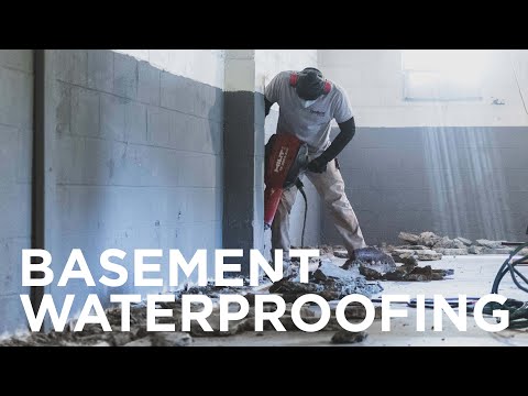 Basement Waterproofing System Installed In Pennington, NJ