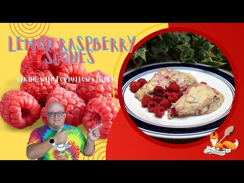 Lemon Raspberry Scones