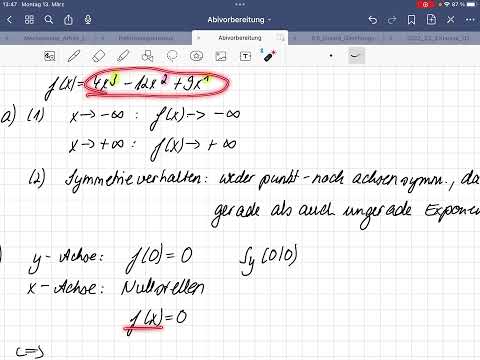 Komplette Funktionsuntersuchung ganzrationale Funktion