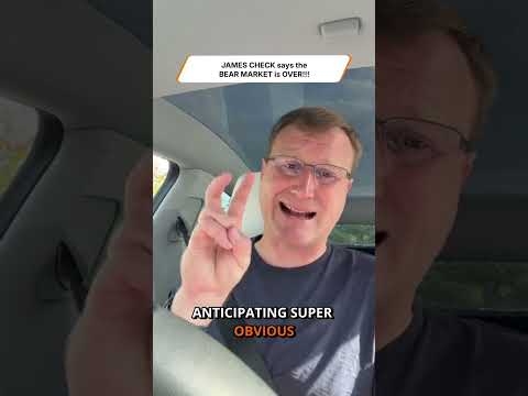 JAMES CHECK says the bitcoin BEAR MARKET is OVER!
