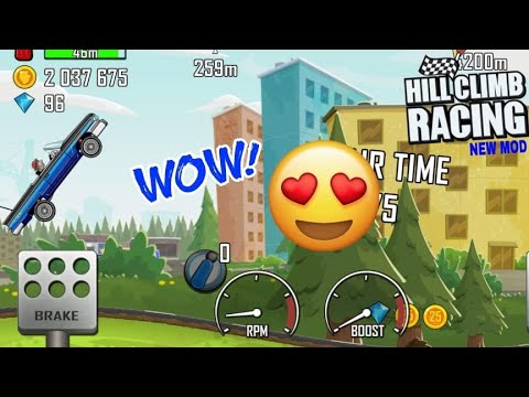 Hill climb racing 1_ new map updated/SUBURBS/walkthrough & All cans☠️☠️