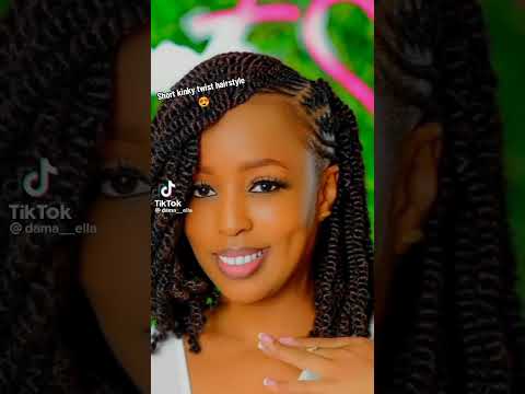 short kinky twist hairstyles!🥰