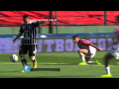 Gol Sosa. Estudiantes BA 1- Instituto 0. Copa Argentina 2014. 8vos. Fútbol Para Todos.