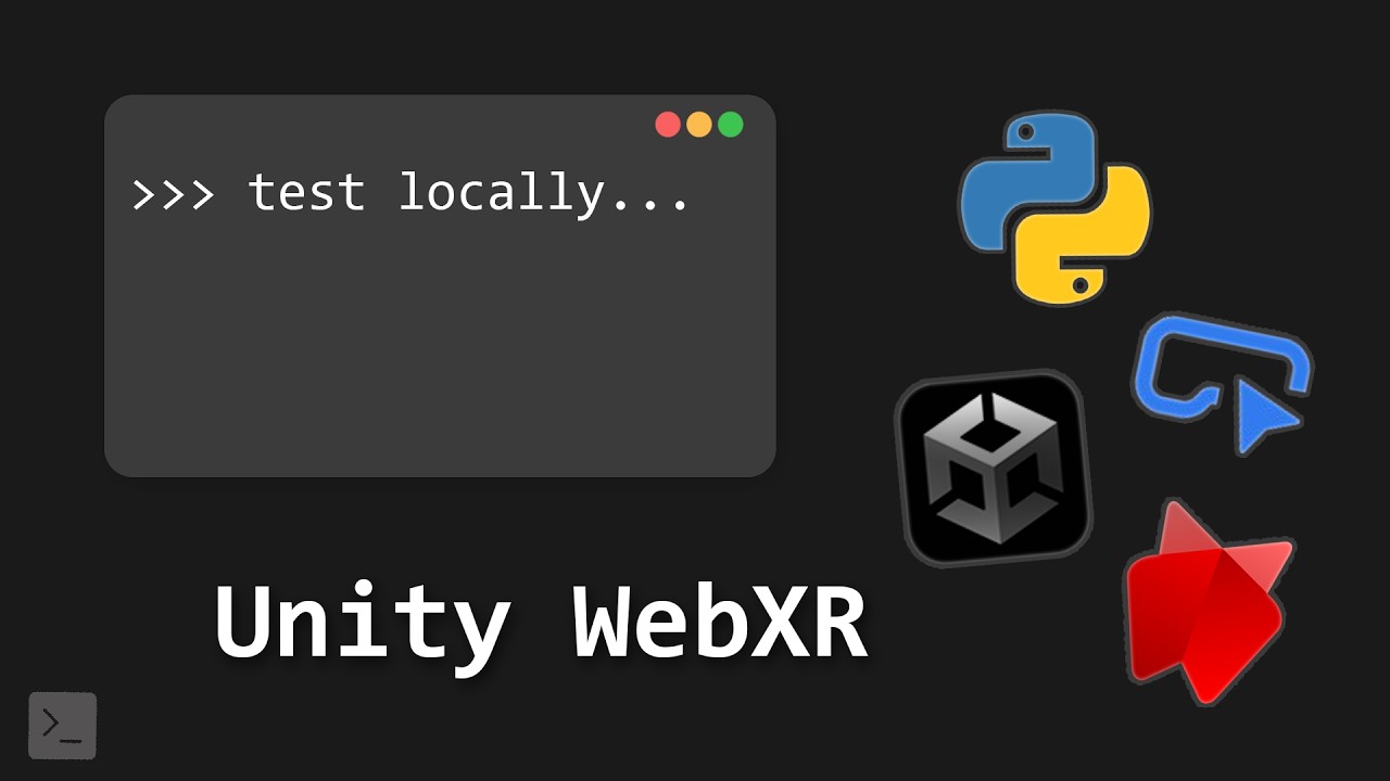 Test & Run Unity WebXR Build Locally in 2 Simple Steps (2 mins) #webxr #unity #webgl