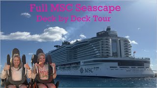 MSC Seascape FULL Ship Tour & COMPLETE Deck Plans | Everything You Need to Know Before You Cruise! 