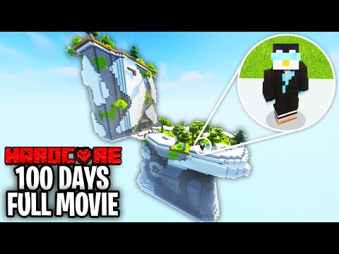 I Survived 100 Days On A TOILET In Minecraft Hardcore! [FULL MOVIE]