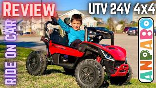 ANPABO Ride On Car UTV 4x4 24V - Review with Anthony