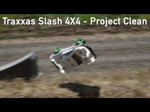 Traxxas Slash 4x4 Protection & R/C Barrel Roll - Dusty Motors, Scorched Parts, Proline Bash Armor