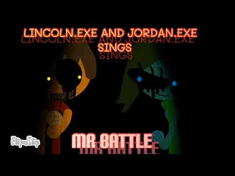 ROMAIN WORLD/ LINCOLN.EXE AND JORDAN.EXE SINGS MR BATTLE ( FRIDAY NIGHT FUNKIN - SONG ANIMATION )