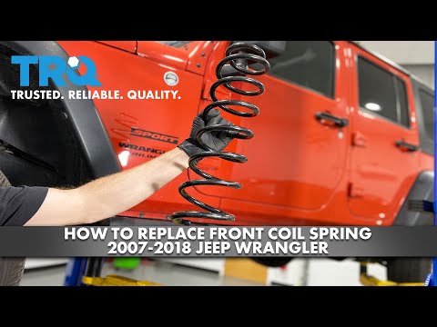 How to Replace Front Coil Spring 2007-2018 Jeep Wrangler