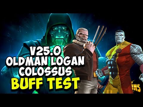 COLOSSUS & OLDMAN LOGAN BUFF TEST #MCOC