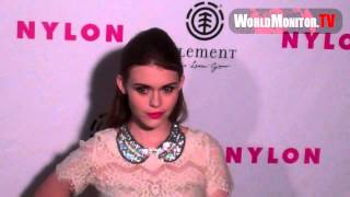 Holland Roden from Teen Wolf arrives at NYLON Magazine August Issue Launch Party