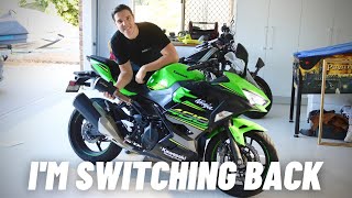 Why I'm Switching back to the STOCK Ninja 400 Exhaust