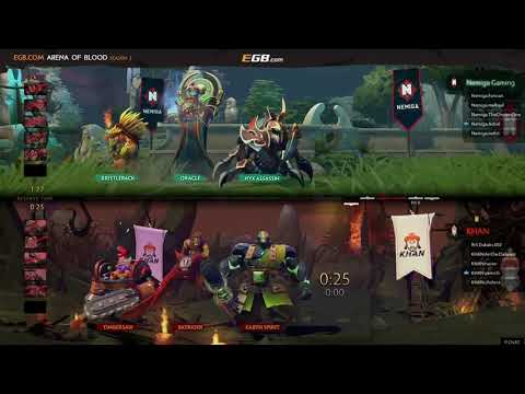 (EN)  Nemiga Gaming vs  Khan Esports | EGB.com Arena of Blood S2 | map 2 | by DSwordfish