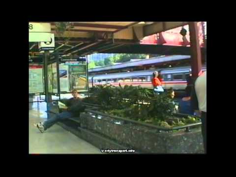 Trains at Sheffield Midland Station in the 1990's