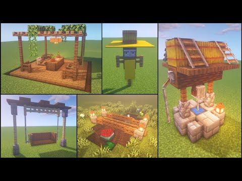 Minecraft: 30+ Outdoor Build Hacks and Ideas