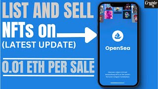 How To Mint And Sell NFTs On OpenSea in 2024 | Earn 0.01 ETH Per NFT sale on OpenSea